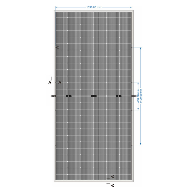 M10 MBB PERC 156 Half Cells 590W-605W Bifacial Solar Module
